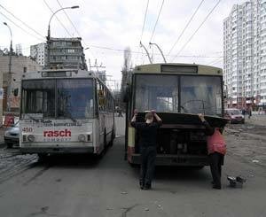 В понедельник троллейбусы на маршруты не выйдут 