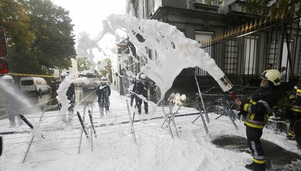 Пенная забастовка бельгийских пожарных