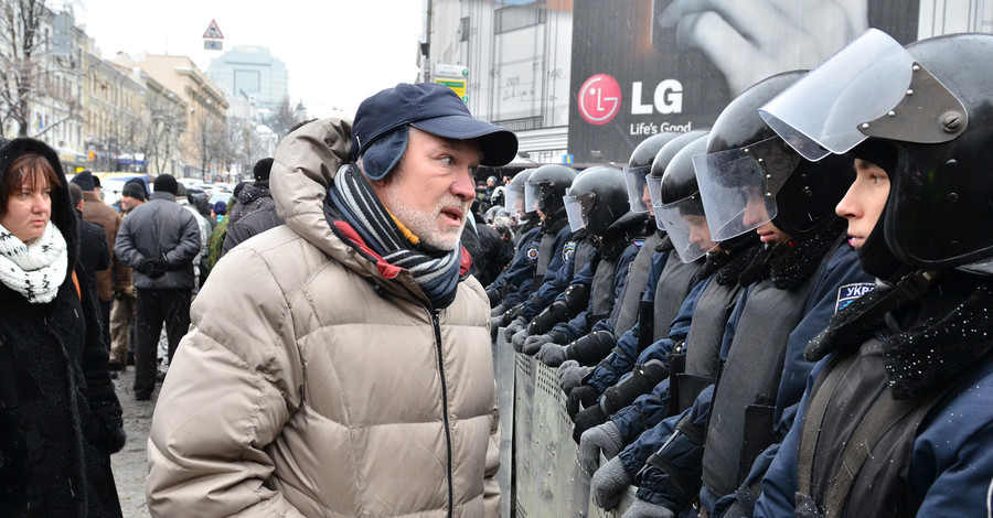 Милиция перекрыла Крещатик