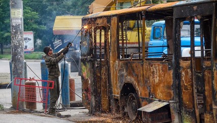 Краматорчане приводят город в порядок