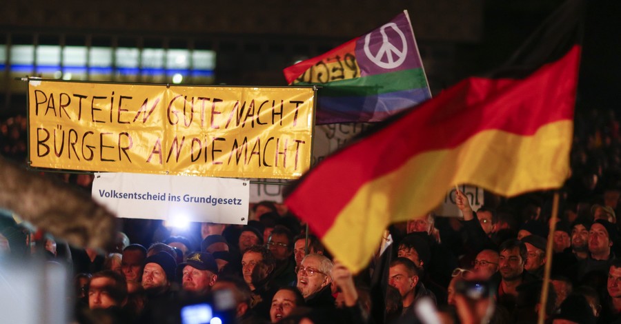 Жители Германии вышли на митинг против исламизации ЕС