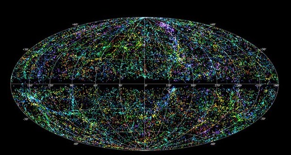 Астрономы создали первую трехмерную карту Вселенной 