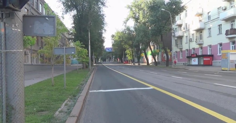 Донецк опустел