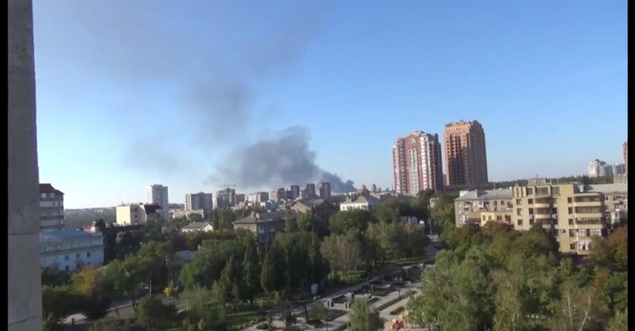 В Донецке что-то сильно взорвалось