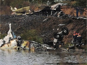 Воспроизведен полет разбившегося с хоккеистами Як-42