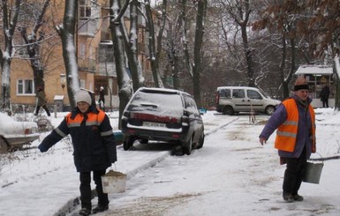 Дворникам забыли выдать соль для посыпания дорожек?