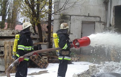 В Киеве строитель поджег супермаркет