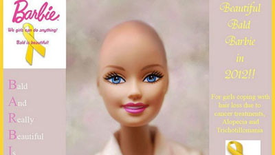 Начинается выпуск лысых Барби