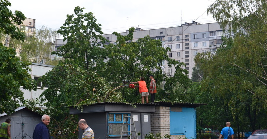 Харьков притягивает к себе стихию