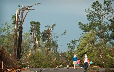 На США обрушился сильный торнадо