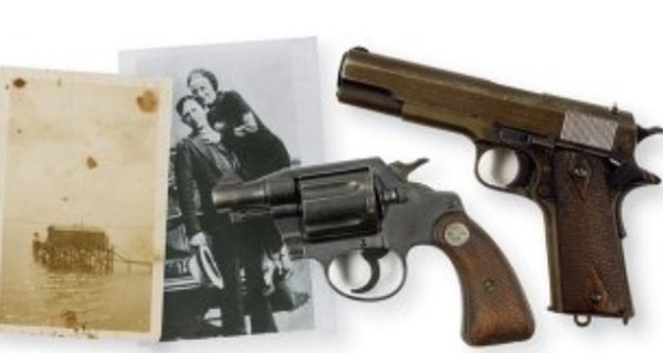 Пистолеты Бонни и Клайда ушли с молотка за $500 000