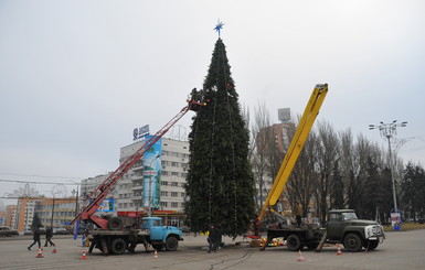 В Донецке установят елку 