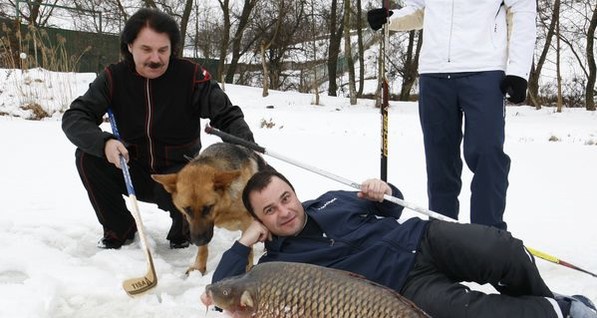 Зибров и Павлик похвастались солидным уловом