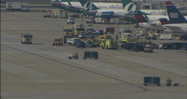 В аэропорту американской Атланты прогремел взрыв