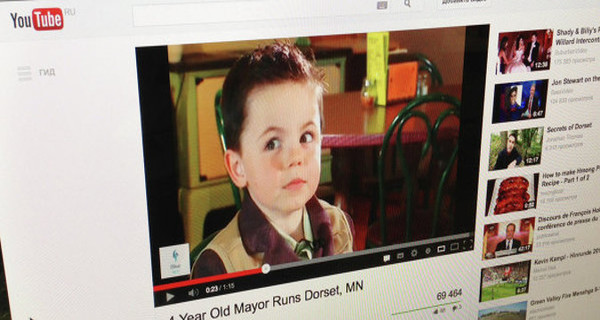 Мэром американского городка Дорсет стал 4-летний мальчик