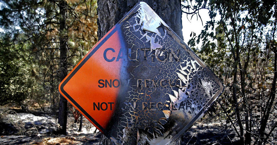 Пожары в США уничтожили уже более ста построек 