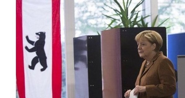 На выборах в Германии побеждает блок Ангелы Меркель 