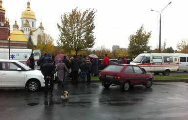 В Запорожье на пешеходном переходе 