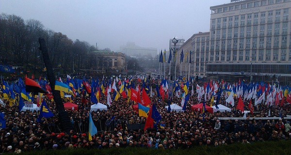 Юлия Тимошенко обратилась к митингующим 