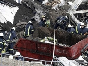 В торговом центре Риги снова рухнула крыша