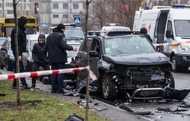 В Дарнице взорвали джип председателя кооператива