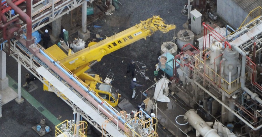 В Японии взорвался завод Mitsubishi