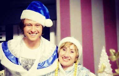 Прохор Шаляпин и Лариса Копенкина похвастались новогодними снимками