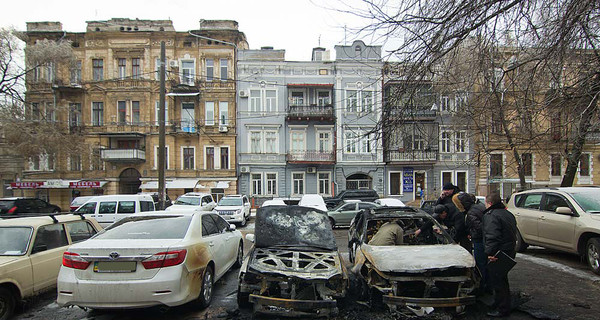 Машину активиста одесского Евромайдана могли поджечь провокаторы