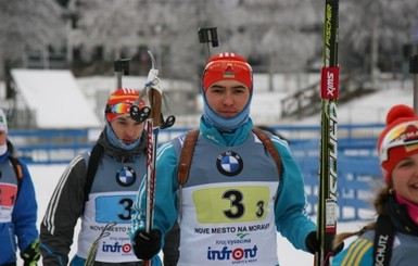 Украинские биатлонисты заняли пятое место на Чемпионате Европы