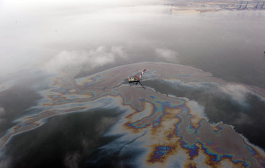 В море под Севастополем нашли огромное нефтяное пятно 