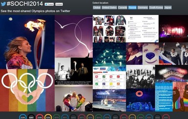 Twitter запустил спецпроект с лучшими фотографиями Олимпиады в Сочи