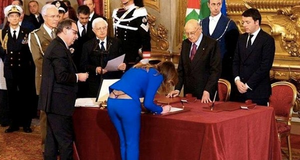 Стринги министра Италии оказались не настоящими
