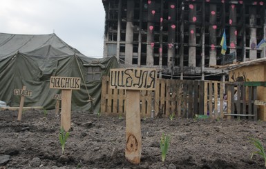 В центре Киева активисты высадили петрушку 