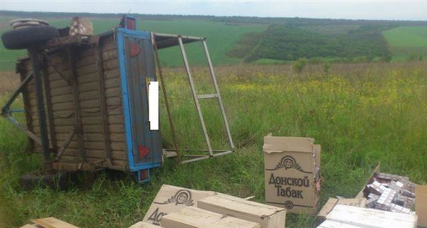 Одессит, убегая от пограничников, потерял прицеп с сигаретами