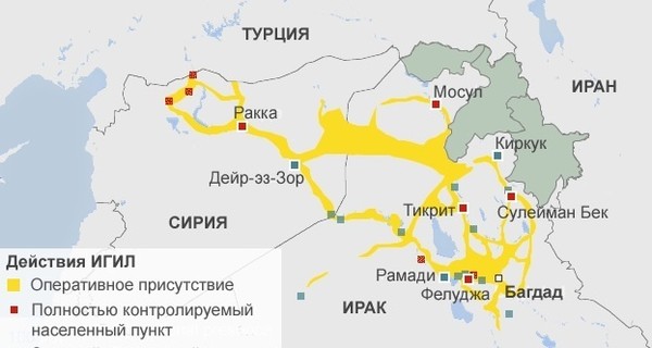 В Ираке боевики уничтожают военную технику и продвигаются к столице