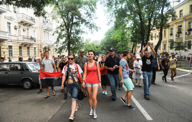 Во время митинга одесского 