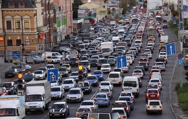 Осенью Киев станет в пробке на Бессарабке и Окружной