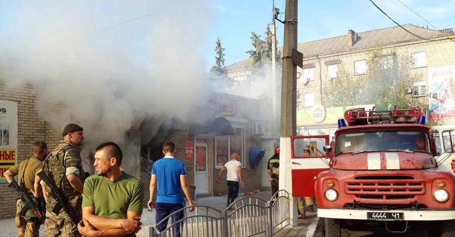 В центре Славянска прогремели взрывы 