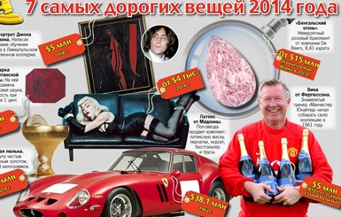 7 самых дорогих вещей 2014 года