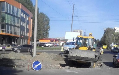 Во Львове на перекрестке Вашингтона - Зеленая обустроили транспортное кольцо