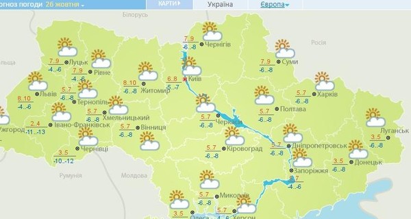 На выборы в Украине мороз