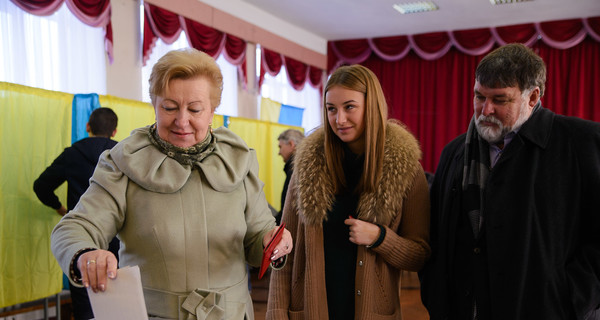 Вера Ульянченко проголосовала в Киеве