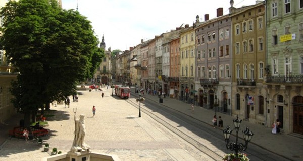 В центре Львова 