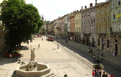 В центре Львова 