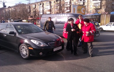 Григорий Чапкис попал в аварию в Киеве