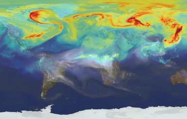Как углеродное загрязнение распространяется по планете