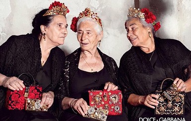 В рекламной кампании Dolce & Gabbana снялись бабушки