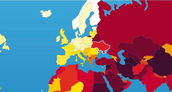 За год Украина потеряла одну позицию в рейтинге свободы слова