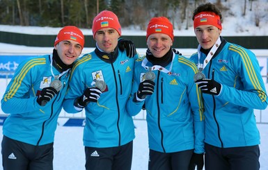 Мужская сборная Украины по биатлону - вторая на чемпионате Европы