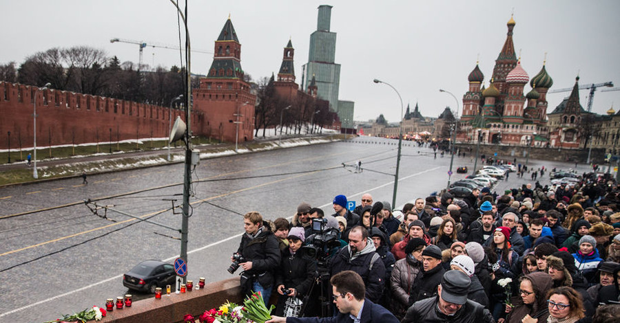 В Москве пройдет траурный марш в память об убитом Борисе Немцове